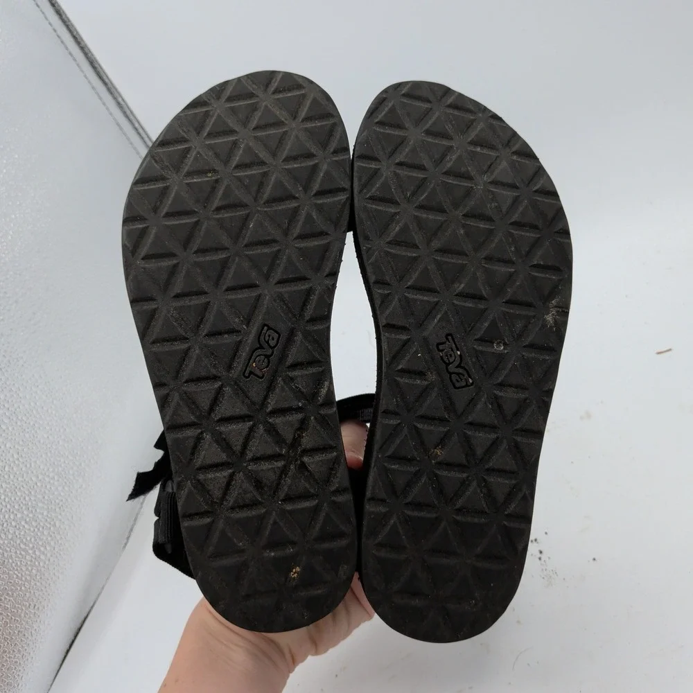 Teva Original Universal Black Sport Sandals Mens 7 Womens 9 1003987 Hiking Shoes